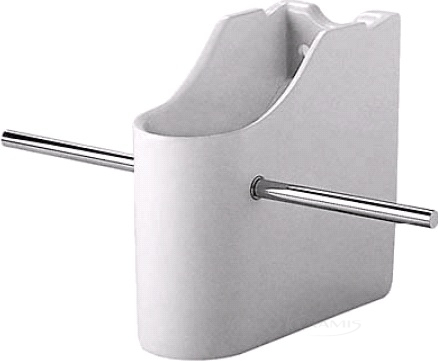 Полупьедестал Duravit Starck 1 белый с креплением-полотенцедержателем (0863530000)