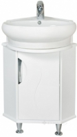 тумба с умывальником Aqua Rodos Родорс 54x44x85 белая (АР000040360)