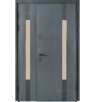 двері вхідні Булат Термо House 1200x2050x95 права модель 706/431, темний антрацит (0059)