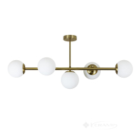 люстра Levistella (7529906-5 BRZ+WH)