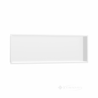 полочка Hansgrohe XtraStoris Original со встроенной рамой, 300x900x100, белый матовый (56067700)