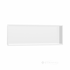 полочка Hansgrohe XtraStoris Original со встроенной рамой, 300x900x100, белый матовый (56067700)