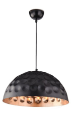 підвісний світильник Azzardo Jim, чорний, мідний (71346-1-BK-CO /AZ1653)