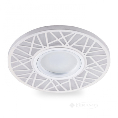 точечный светильник Feron CD991 c LED подсветкой матовый белый (32675)