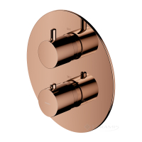 смеситель для ванны и душа скрытого монтажа с термостатом Omnires Y copper (Y1236ROCP)