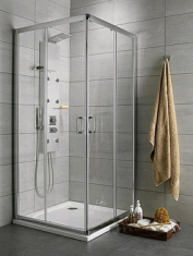 душевая кабина Radaway Premium Plus C 100x100 стекло коричневое (30443-01-08N)