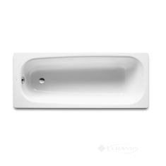 ванна чавунна Roca Continental 170x70 прямокутна, з ніжками, біла (A21291100R+A150412330)
