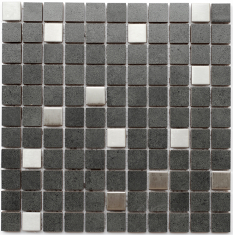 мозаика Kotto Keramika СМ 3027 C2 graphite/metal mat 30x30