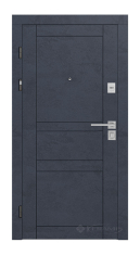 дверь входная Rodos Line 880x2050x96 бетон антрацит/крем (Lnz 007)