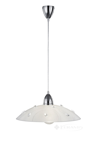 Подвесной светильник Trio Carbonado, хром, белый (302400106)