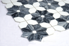 мозаика Mozaico De Lux Cl-Mos 30x30 Cclayrk25003 Flower Grey
