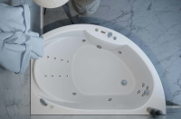 гідромасажна ванна WGT Rialto Lugano 170x108 права + корпус+рама+злив/перелив (RLTLGN170RHLTPWW)