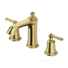 смеситель для умывальника Omnires Armance , на три отверстия, brushed brass (AM5214BSB)