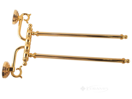 Полотенцедержатель Kugu Versace gold (242G)