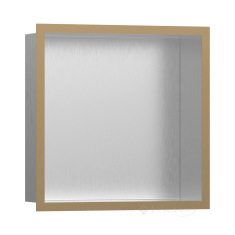 поличка Hansgrohe XtraStoris Individual 300x300x100, матова бронза (56097140)