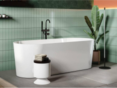 ванна зі штучного каменю Miraggio Providence 170x70 біла глянсова (276)