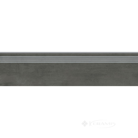 Сходинка Opoczno Grava 29,8x119,8 graphite steptread
