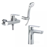 комплект змішувачів для душу та умивальника Paffoni Orange, хром (KITOG168DCR)