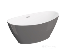 ванна акриловая Polimat Mango 150x75 графит (00524)