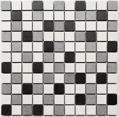 мозаика Kotto Keramika CM 3028 C3 graphite/gray/white 30x30