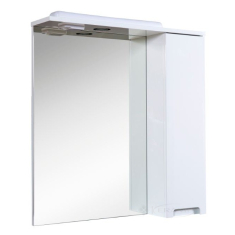 шкафчик зеркальный Аквародос Квадро 70 см 70x74x16 белый (АР0001762)
