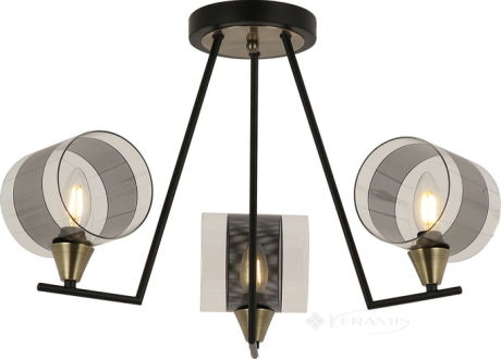 Люстра Blitz Loft, серый, 3 лампы (3088-43)