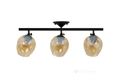 люстра Levistella стельова, чорна/коричнева (756XPR0231F-3 BK+BR)