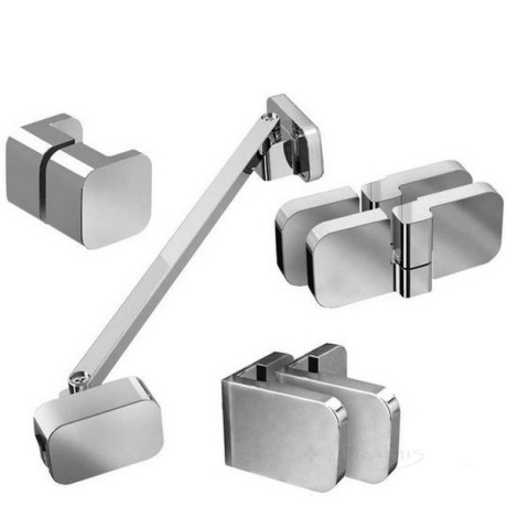 Набір металевих деталей для душових дверей Ravak Brilliant BSD2 100 лівий (D01000A086)