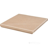 ступень с капиносом Paradyz Mattone 33x33 sabbia beige, mat, structura