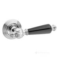 ручка дверная Fimet 106P-269 F04 Michelle хром-черный фарфор R ф-з