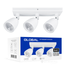 светильник потолочный Global Spot Light Gsl-01S 12W 4100K белый (3-GSL-11241-SW)