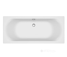 ванна акриловая Cersanit City 180x80 белая, с ножками (S301-337)