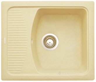 Кухонна мийка Granitika Cube Bevel 58x50x20 крем (CB585020)