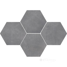 мозаїка Stargres Stark 28,3x40,8 hexagon pure grey