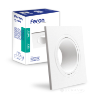 точечный светильник Feron DL0380 поворотный, белый (40032)
