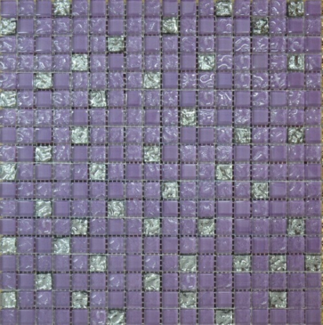 Мозаика Grand Kerama 30x30 (1,5х1,5) микс фиолетовый (569)