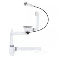 сифон для мойки ITAL KT2119SA, 1/2"х40 телескопический полуавтоматический (SME275T1543)