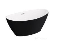 ванна акриловая Polimat Mango 150x75 черная матовая (00520)