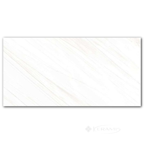 Плитка Stevol Елітний Полірований Мармур 60x120 white with lines (T61215)