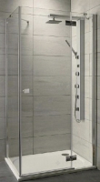 душова кабіна Radaway Almatea KDJ 80x80, права, скло интимато (32112-01-12NR)