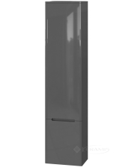 пенал подвесной Ювента Tivoli 40x25x170 серый левый (TvР-190)