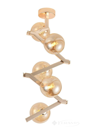Люстра стельова регульована Valeso BX84020-5 GD золота (SP000044816)