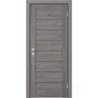 дверное полотно Grand Lux 2 600 мм, полустекло, небраска