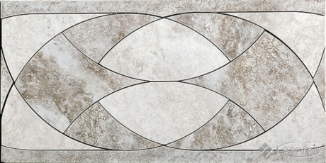 Фриз Kerama Marazzi Триумф наборный 42x20,7 серый (ID34)