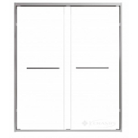 душевые двери Grace 120x190 раздвижные, прозрачное стекло хром (SC029-1-120П)