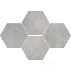 мозаїка Stargres Stark 28,3x40,8 hexagon grey