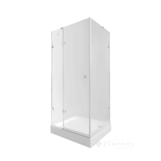 душова кабіна Qtap Capricorn 100x80 + піддон Tern білий (CAPCRM1018RC6SET)