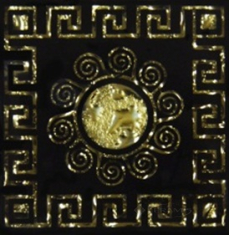 вставка підлогова Grand Kerama Tako 6,6x6,6 візантія золото