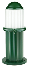 уличный столбик Cristher Cok, зеленый, 42 см (GN 068B-G05X1A-05)