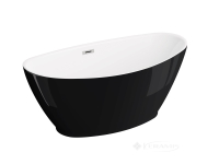 ванна акриловая Polimat Mango 150x75 черная (00519)